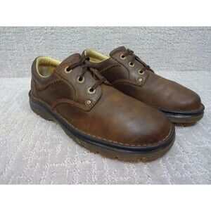 Dr Martens 12079 Unisex Size M 9 L 10 Brown Leather Air Cushion Oxford Shoes